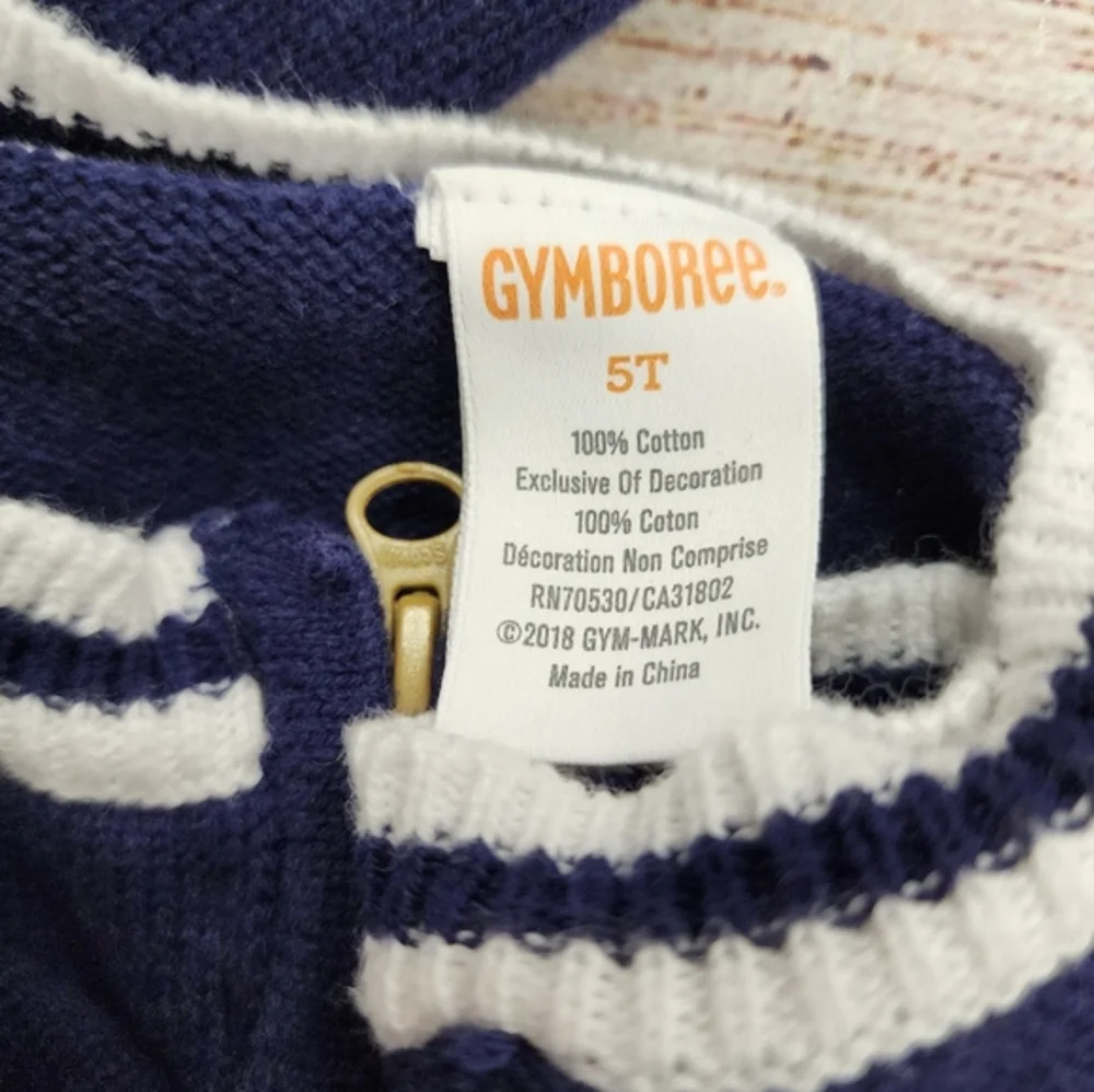 Gymboree Blue Lady‎ Bug Zippered Sweater